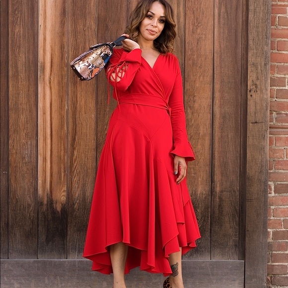 BCNovaMarie Original Rosa Pocketed Wrap Dress - Picture 3 of 13